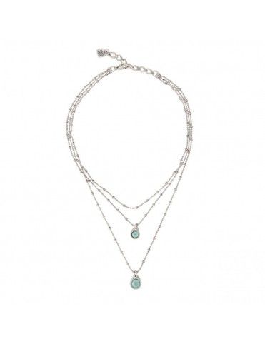 Collar Uno de 50 Metal Mujer Delirio COL1362VRDMTL0