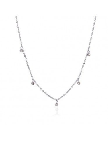 Collar Anartxy Acero Mujer COA564PT Circonitas