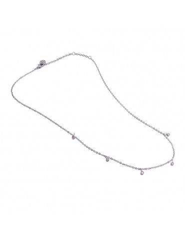 Collar Anartxy Acero Mujer COA564PT Circonitas