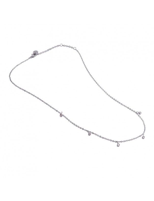 Collar Anartxy Acero Mujer COA564PT Circonitas