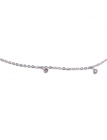 Collar Anartxy Acero Mujer COA564PT Circonitas