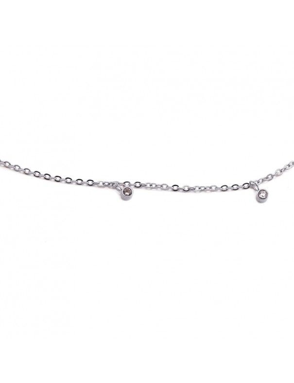 Collar Anartxy Acero Mujer COA564PT Circonitas
