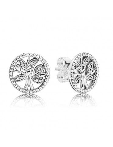 Pendientes Pandora Plata Árbol de la Vida 297843CZ