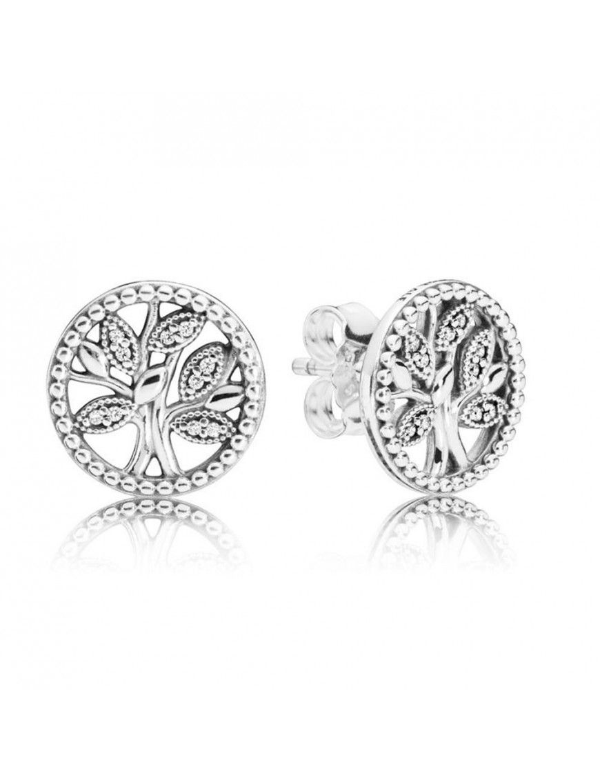 Pendientes Pandora Plata Árbol de la Vida 297843CZ