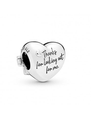 Charm Pandora Plata Corazón con ventana 798006EN63