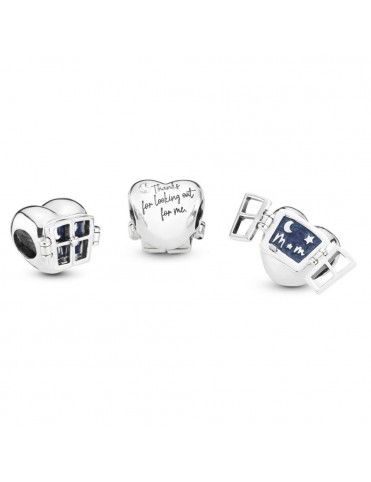 Charm Pandora Plata Corazón con ventana 798006EN63