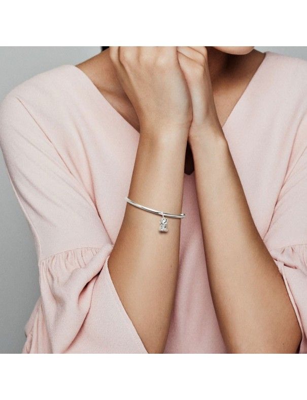 Charm Pandora plata gato 798011EN16