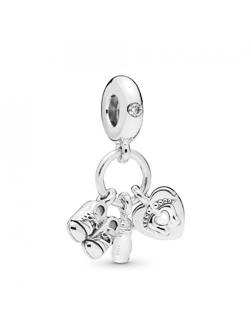 Charm colgante Plata Pandora Mi Bebé 798106CZ