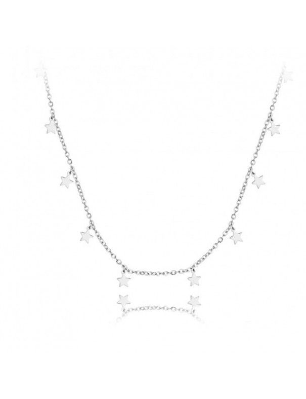 Collar Plata Estrellas 174538