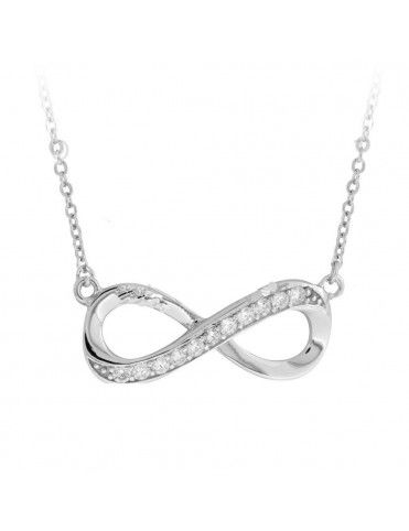 Collar Plata Mujer infinito 171025