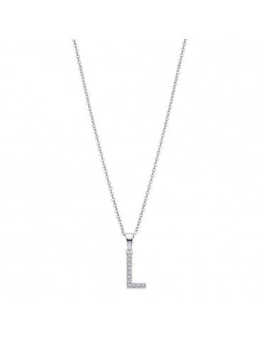 Collar Lotus Silver Plata Mujer LP1958-1/L