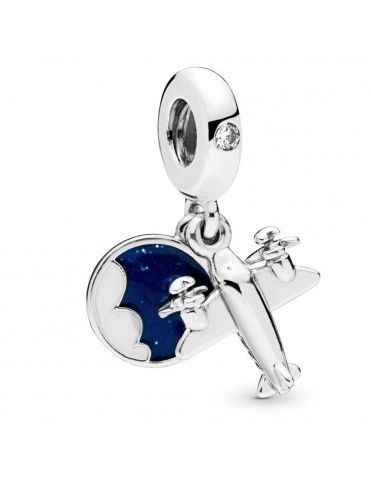 Charm colgante Plata Pandora colgante Avión de Hélices 798027CZ
