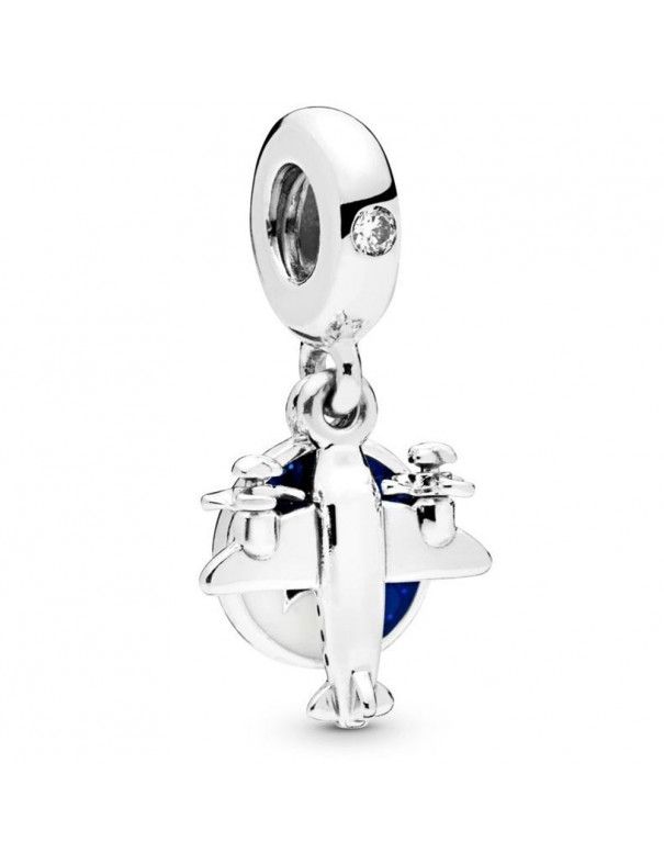 Charm colgante Plata Pandora colgante Avión de Hélices 798027CZ
