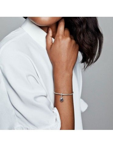 Charm colgante Plata Pandora  Globo Giratorio 798021CZ