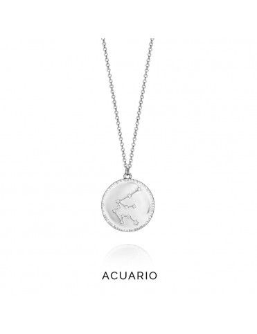 Collar plata mujer Horóscopo Acuario Viceroy 61014C000-38A