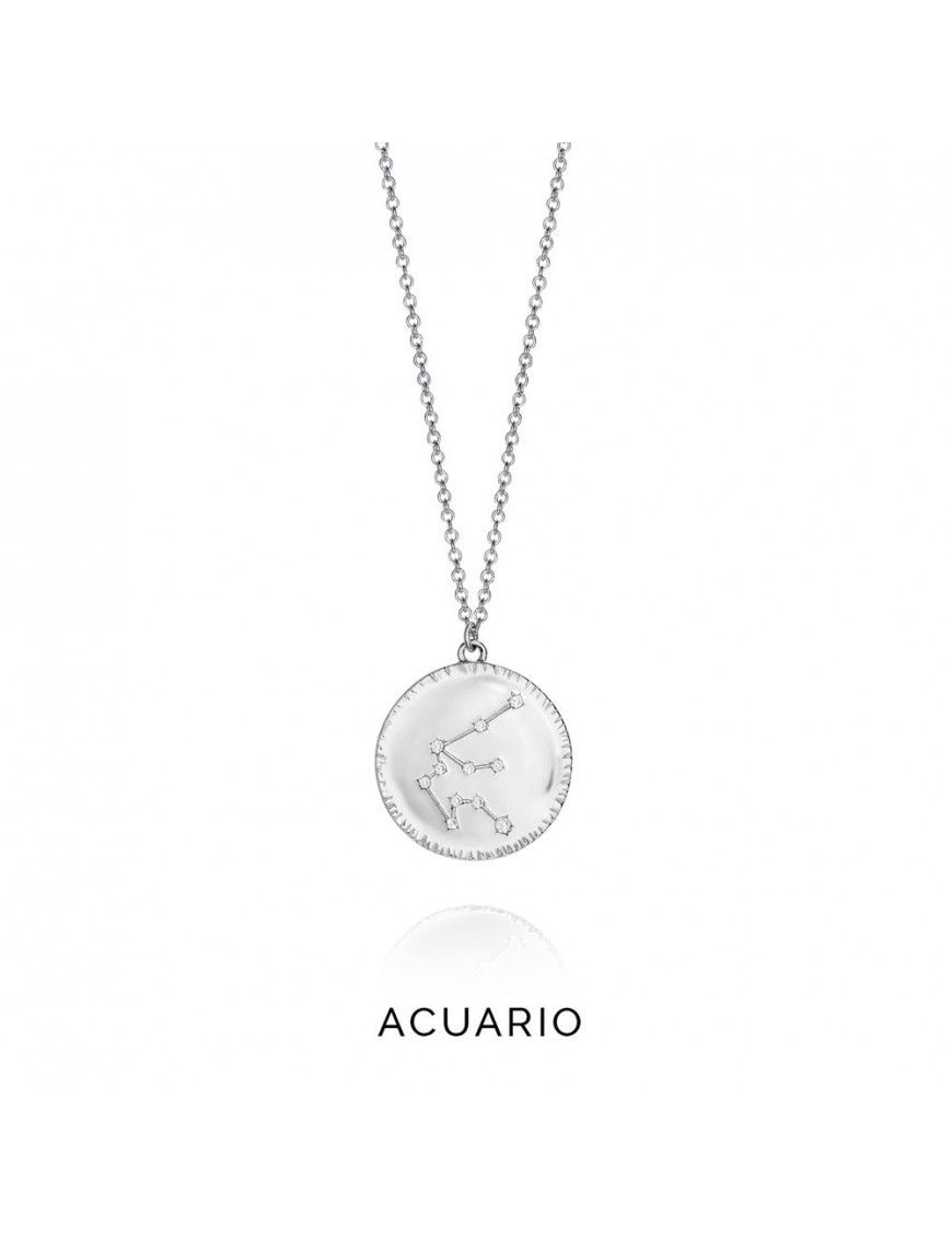 Collar plata mujer Horóscopo Acuario Viceroy 61014C000-38A