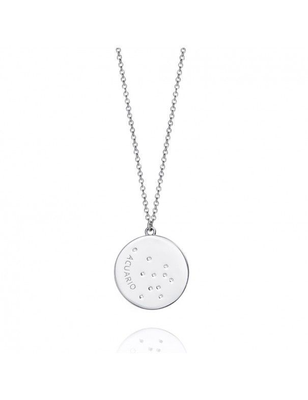 Collar plata mujer Horóscopo Acuario Viceroy 61014C000-38A