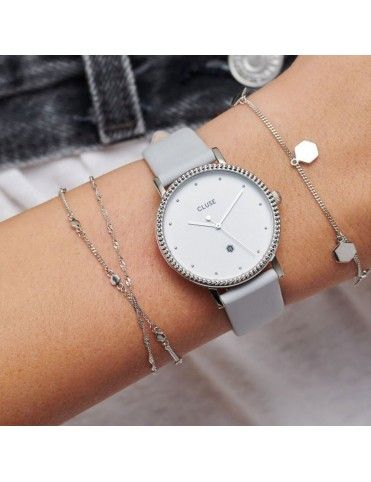 Reloj Cluse Le Couronnement Silver Mujer CL63004