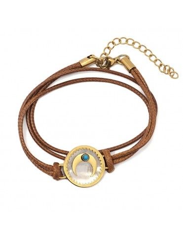 Pulsera Anartxy Acero Mujer APU894 Luna
