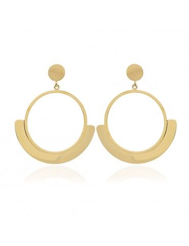 Pendientes Aro tendiencia Anartxy Acero Mujer BPE011D