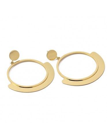 Pendientes Aro tendiencia Anartxy Acero Mujer BPE011D