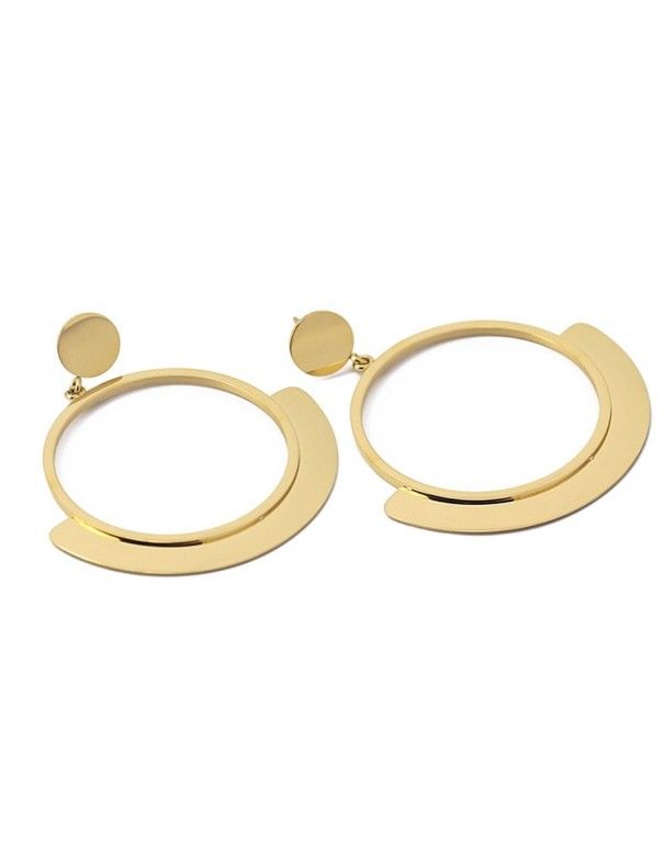 Pendientes Aro tendiencia Anartxy Acero Mujer BPE011D