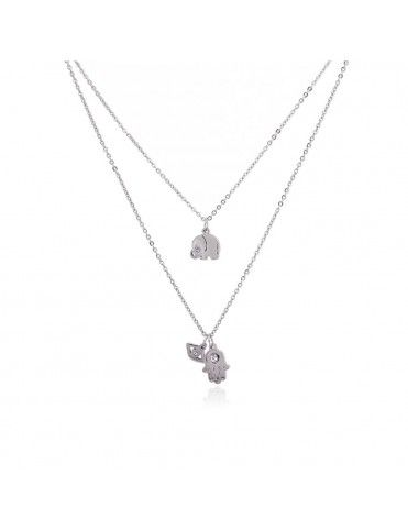 Collar Anartxy Acero Mujer COA592 Mano de Fátima