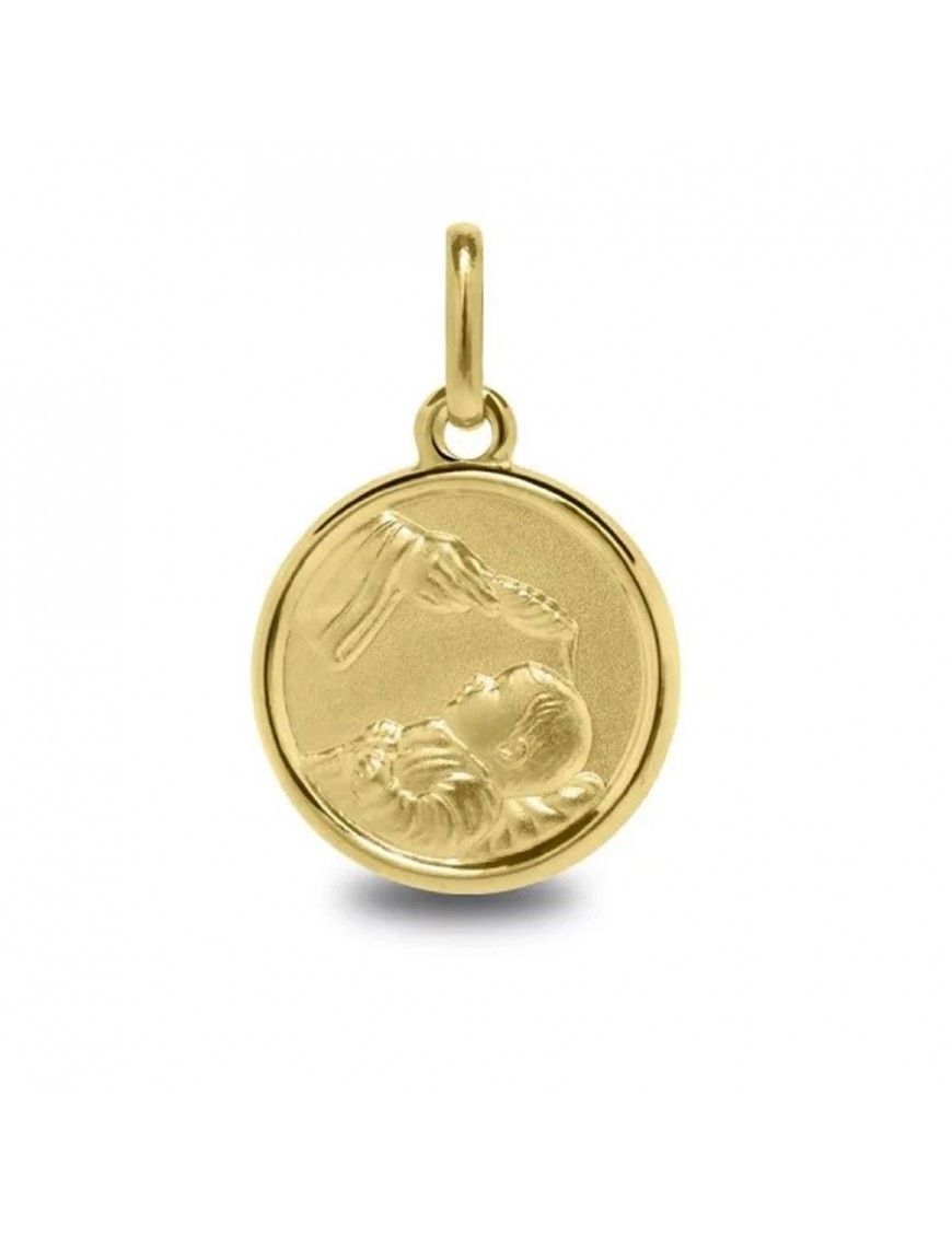 Medalla Oro amarillo de 18 quilates 1260468 Bautismo