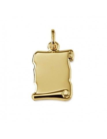 Chapa pergamino Oro amarillo de 18 quilates 211943/12