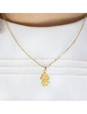 Colgante Oro amarillo 18K niña 240424/13