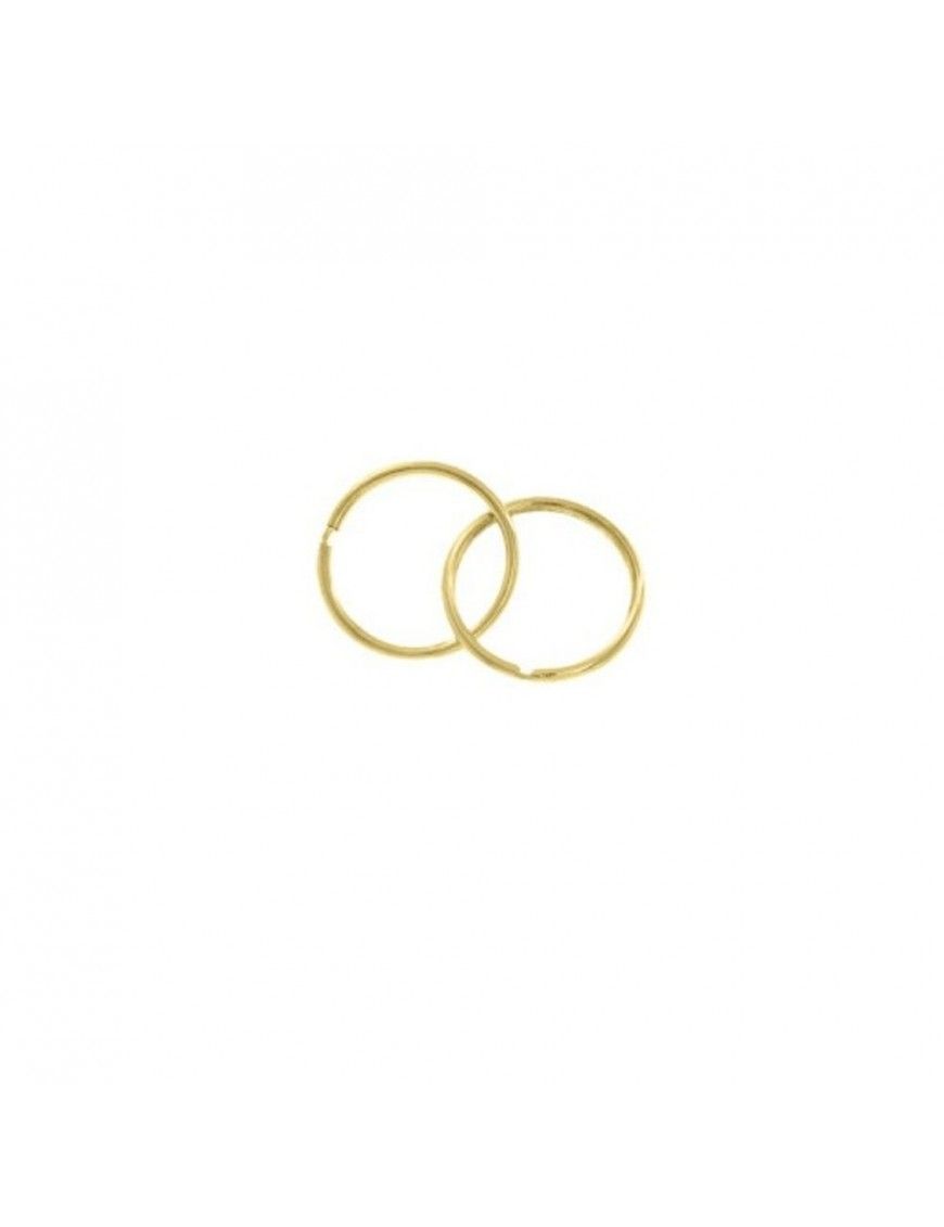 Pendientes Aro Oro amarillo de 18 quilates 6A0110