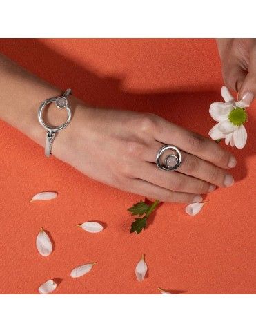 Anillo Uno de 50 metal mujer Pide un deseo ANI0604RSMTL15