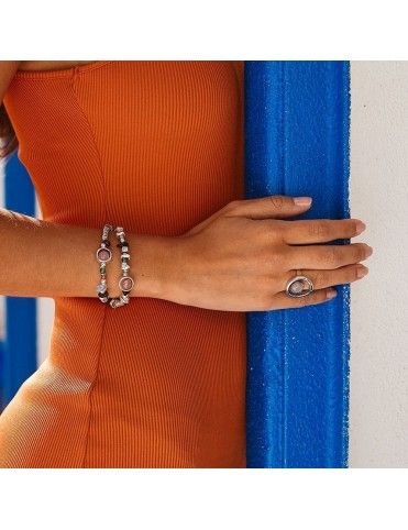 Anillo Uno de 50 metal mujer Pide un deseo ANI0604RSMTL15