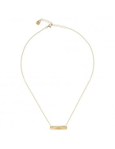 Collar Uno de 50 plata Mujer Dame amor COL1405ORO0000U