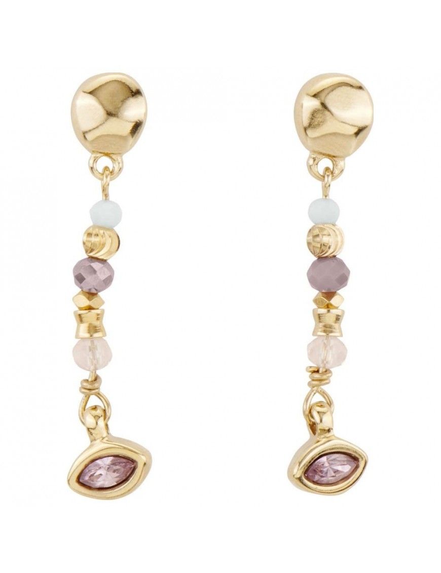 Pendientes Uno de 50 Metal Mujer Energía ++ PEN0660RSAORO0U