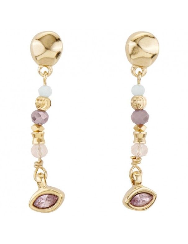 Pendientes Uno de 50 Metal Mujer Energía ++ PEN0660RSAORO0U