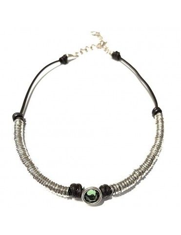Collar Uno de 50 Metal mujer Green Berry COL1238VRDMAR0U