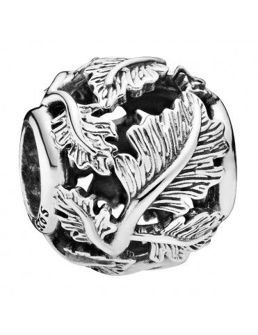 Charm Pandora plata hojas 798241