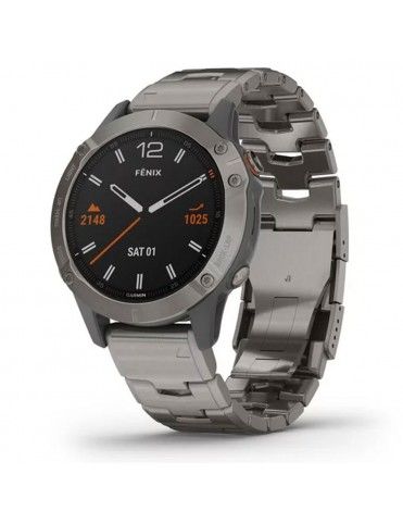 Reloj Garmin Fenix 6 Sapphire titanio 010-012158-23