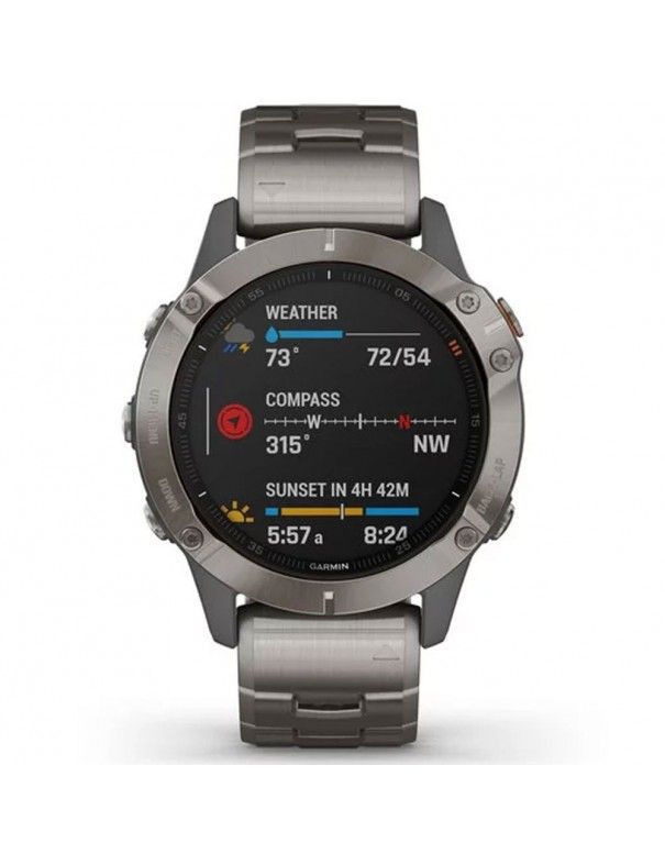 Reloj Garmin Fenix 6 Sapphire titanio 010-012158-23