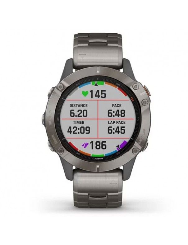 Reloj Garmin Fenix 6 Sapphire titanio 010-012158-23