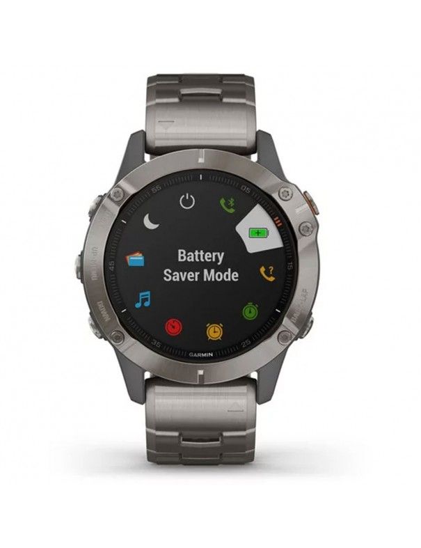 Reloj Garmin Fenix 6 Sapphire titanio 010-012158-23