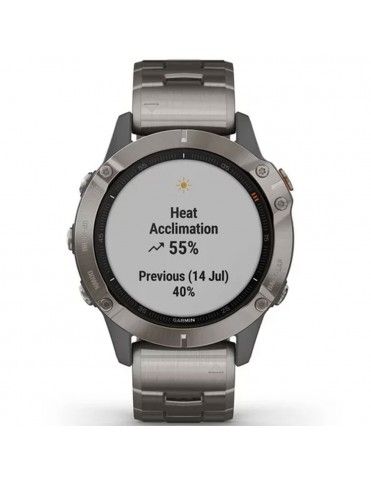 Reloj Garmin Fenix 6 Sapphire titanio 010-012158-23