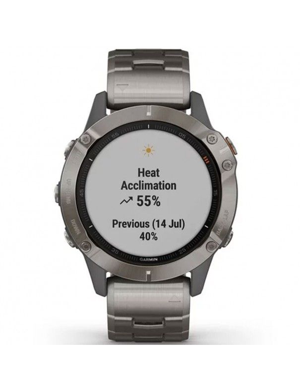 Reloj Garmin Fenix 6 Sapphire titanio 010-012158-23