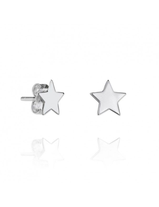 Pendientes Plata Mujer estrella 151454