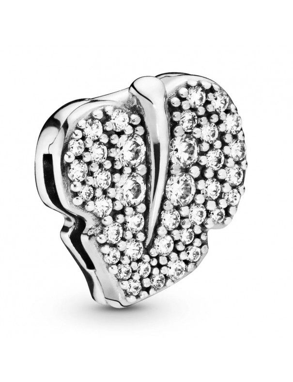 Charm Pandora plata reflexions hoja Brillante 798293CZ