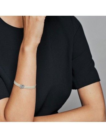 Charm Pandora plata reflexions hoja Brillante 798293CZ