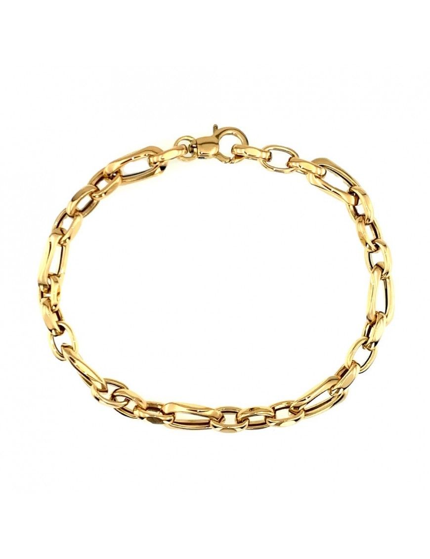 Pulsera Oro amarillo 18K hueca 343-00353