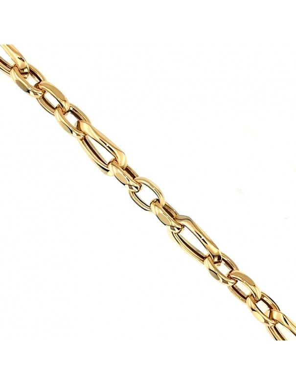 Pulsera Oro amarillo 18K hueca 343-00353