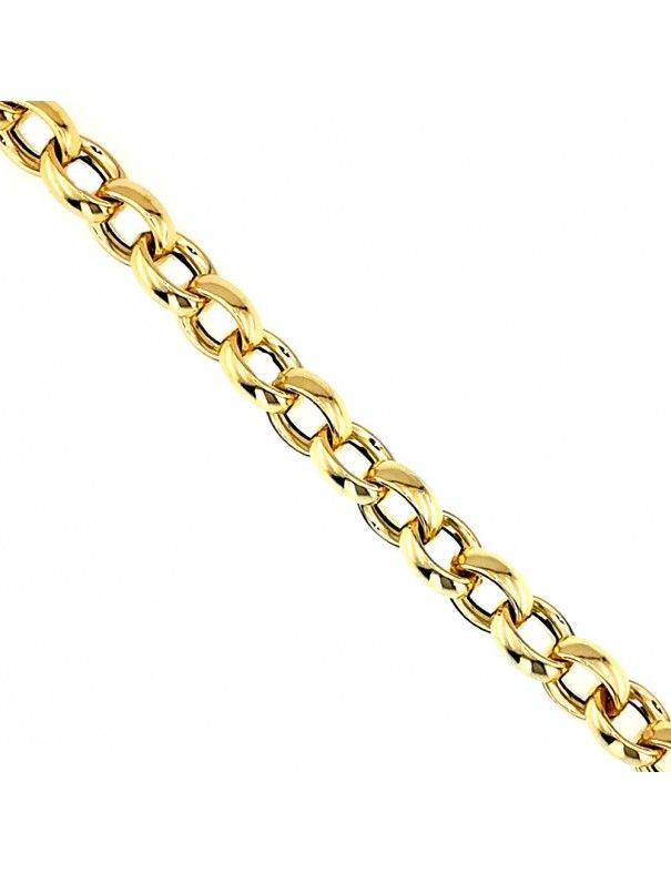 Pulsera Oro amarillo 18K hueca 458-01180